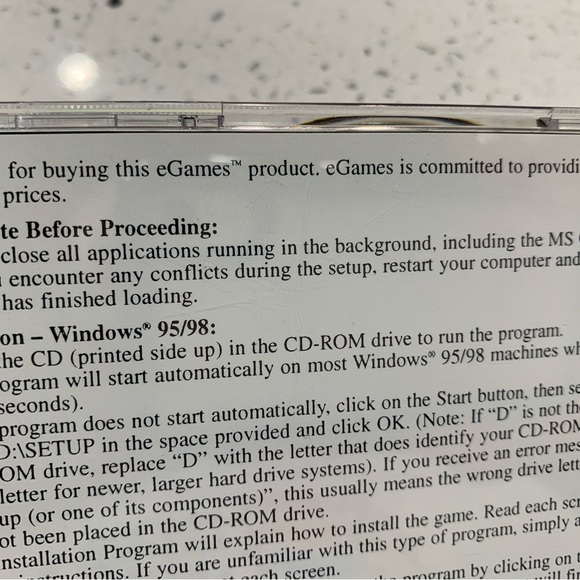 eGames Mini Golf Master Windows 95/98/ME PC-CD-ROM 1999 Disc Only. - Picture 5 of 5
